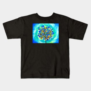 Green and Blue Kids T-Shirt